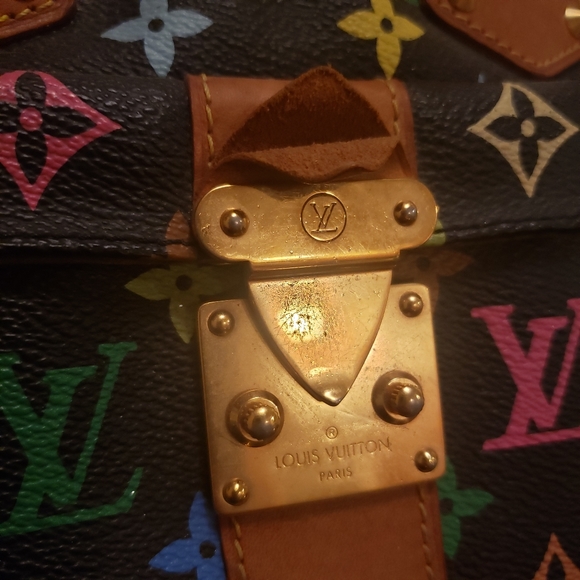 SOLD LOUIS VUITTON Multicolor Speedy Bag Authentic - Picture 4 of 14